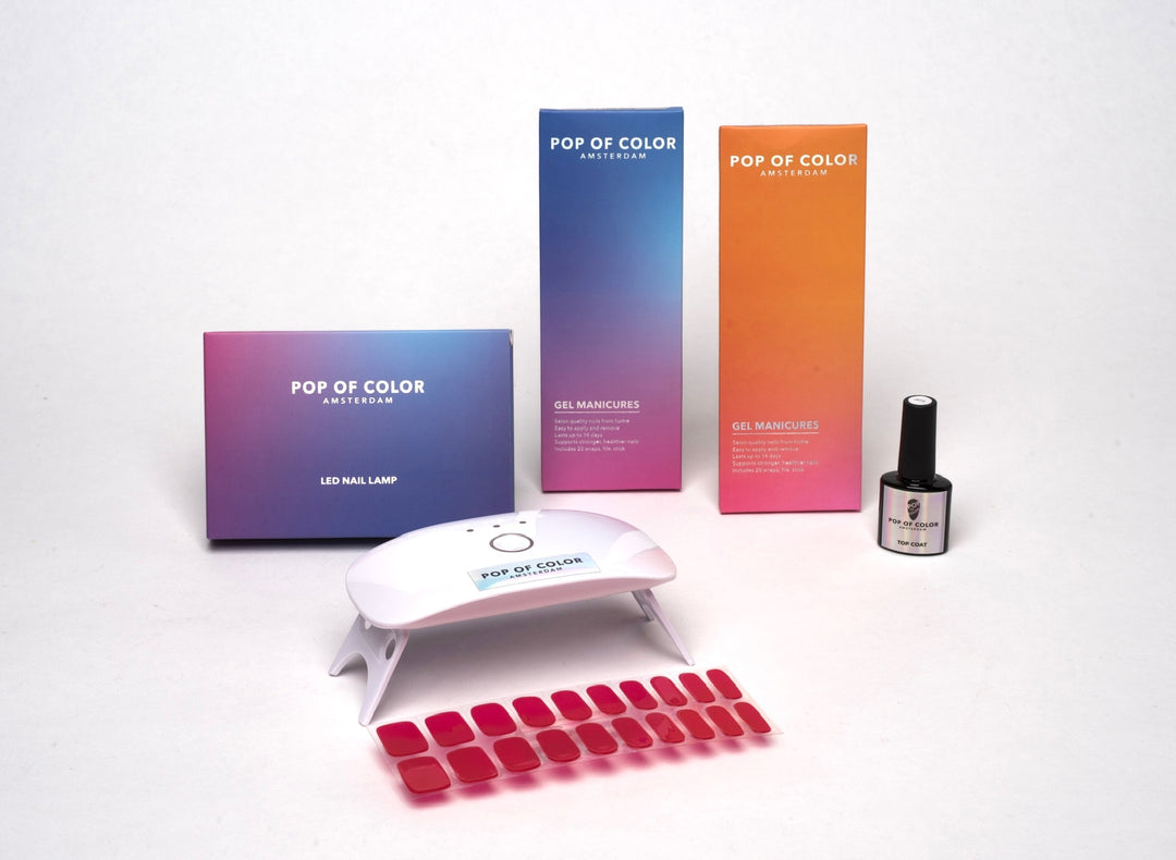 Pop of Color Amsterdam, Gel Nail Wraps, Gel Nail Manicures, Gel Nail Stickers