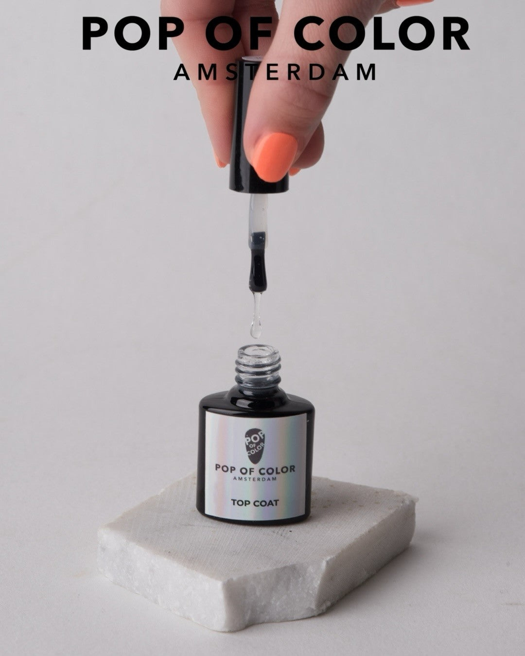 Pop of Color Amsterdam Gel Nail Wraps Top Coat - Main Image